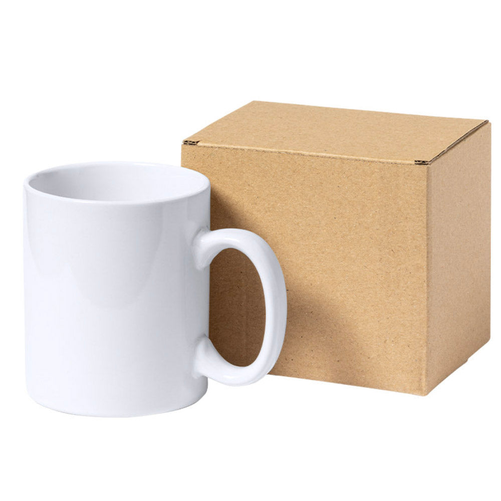 Geschenk-Box aus recycelter Wellpappe für 1 Tasse