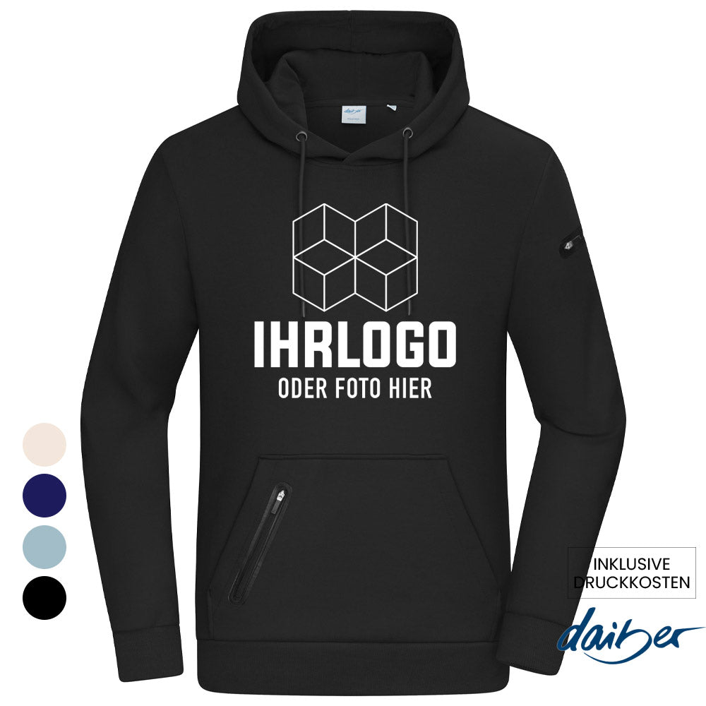 Hoody Interlock Herren Black
