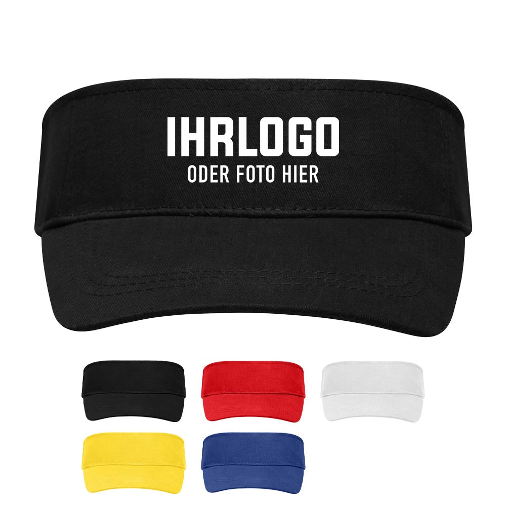 Klassischer Sunvisor in der Farbe Schwarz