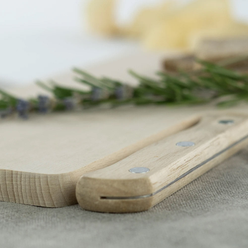 Frühstücksbrettchen inklusive Messer