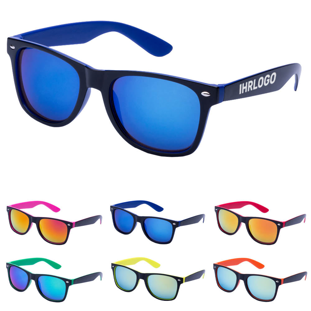 Sonnenbrille Creidel in Blau bedrucken lassen