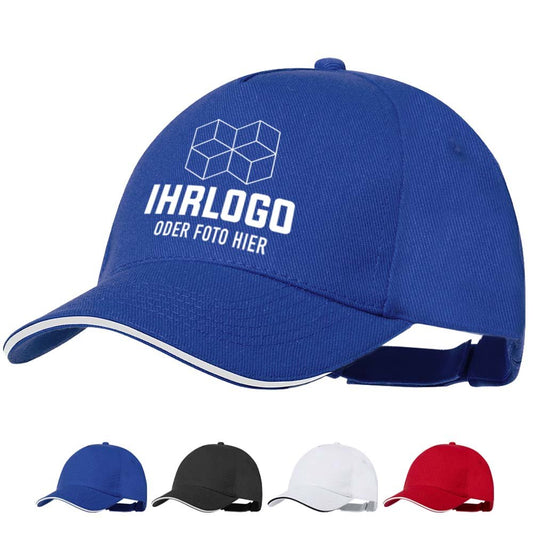 5 - Panel - Basecap aus RPET - Polyestermaterial - Drucksaal