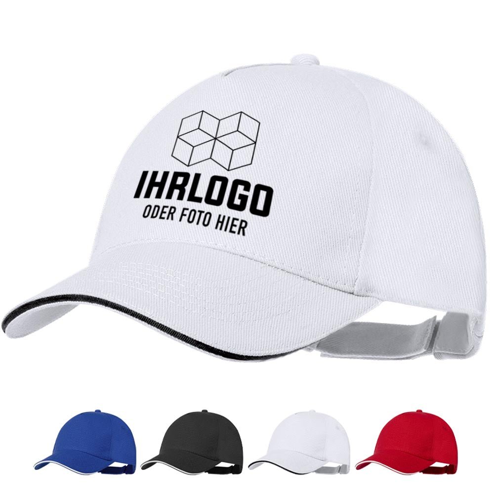 5 - Panel - Basecap aus RPET - Polyestermaterial - Drucksaal