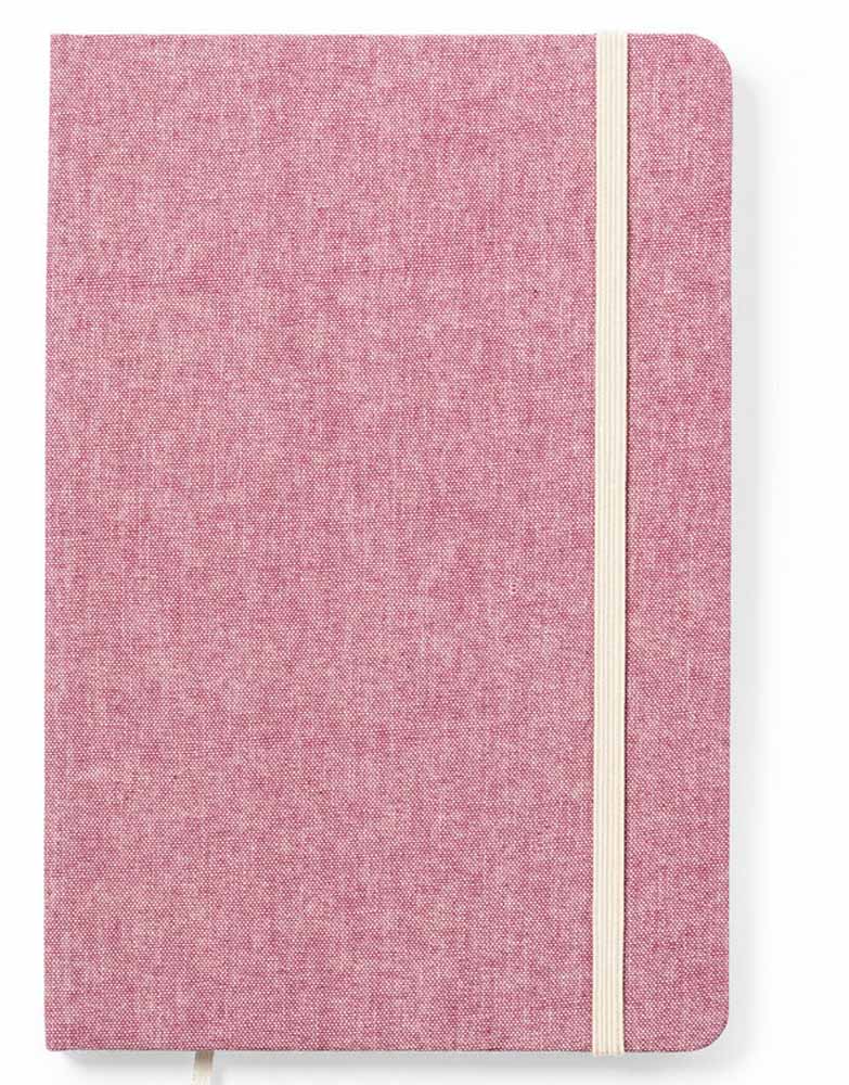 A5 Notizbuch aus 100% recycelter Baumwolle. - Drucksaal