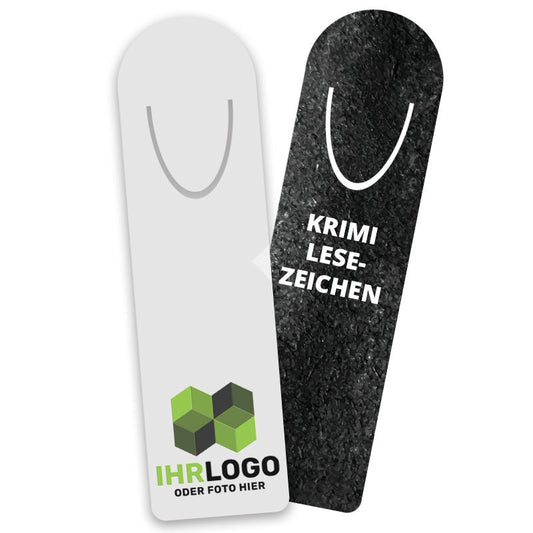 Alu - Lesezeichen 32 x 128 mm bedrucken - Drucksaal