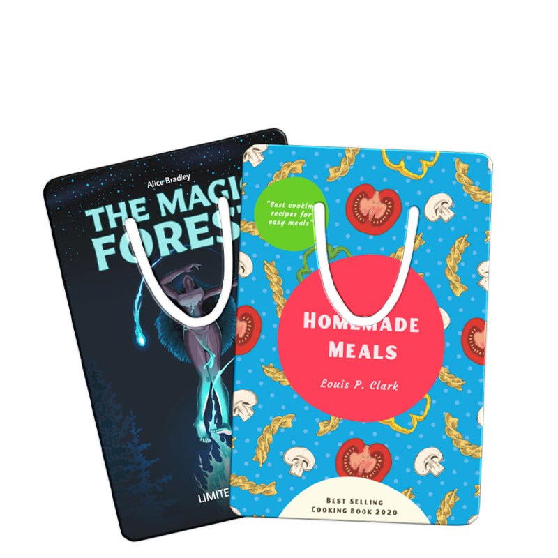 Alu - Lesezeichen 50 x 75 mm - Drucksaal