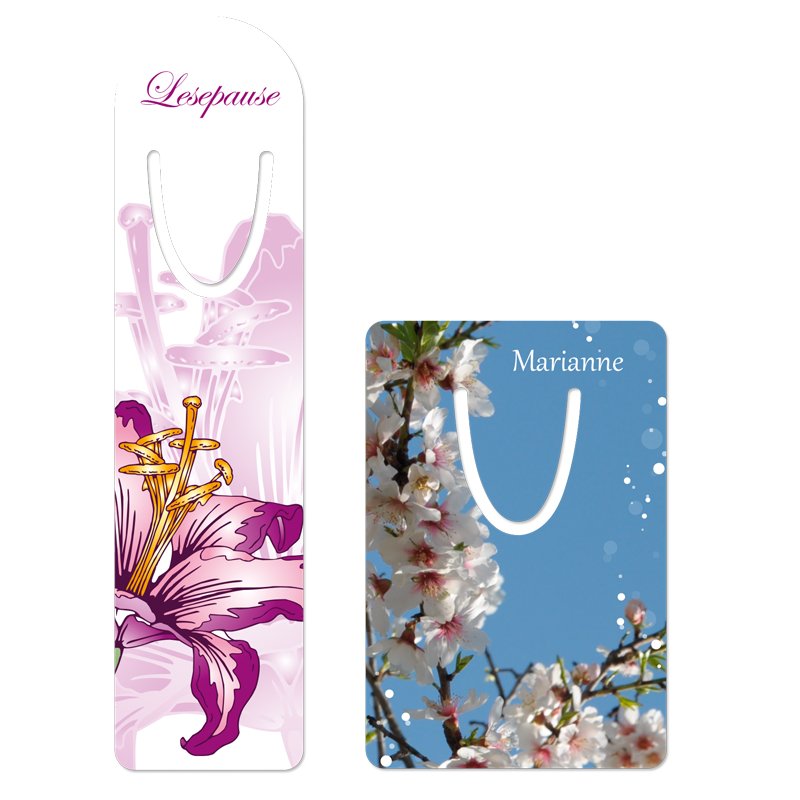 Alu - Lesezeichen 50 x 75 mm - Drucksaal