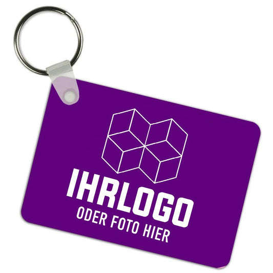 Aluminium Schlüsselanhänger 40 x 57 mm - Drucksaal