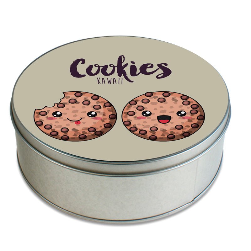 Aufbewahrungsdose aus Blech Rund - Drucksaal