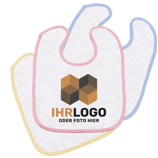 Babylätzchen in verschiedenen Farben zum selbst gestalten - Drucksaal