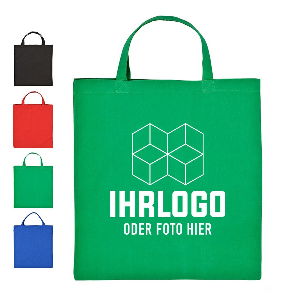 Baumwolltasche CLASSIC mit zwei kurzen Henkeln 100% Baumwolle - Drucksaal