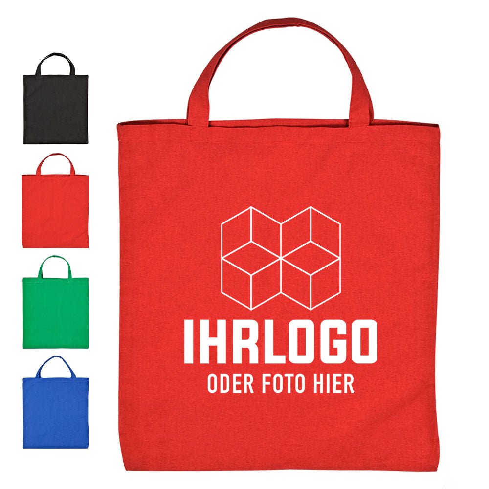 Baumwolltasche CLASSIC mit zwei kurzen Henkeln 100% Baumwolle - Drucksaal