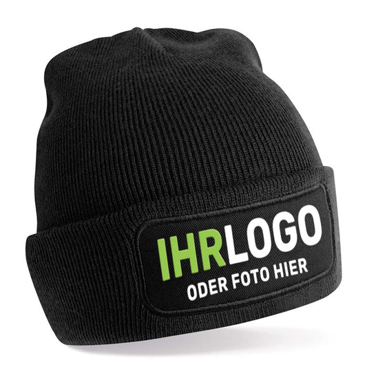 Beechfield Recycled Original Patch Beanie - B445R - Drucksaal