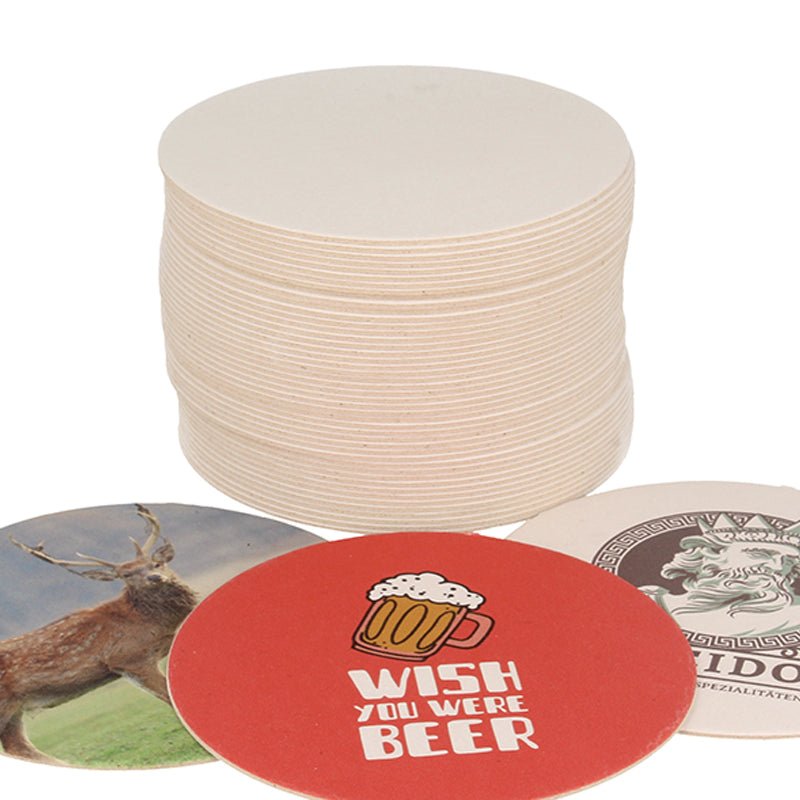 Bierdeckel Karton - Untersetzer ø 9.6 cm - Drucksaal