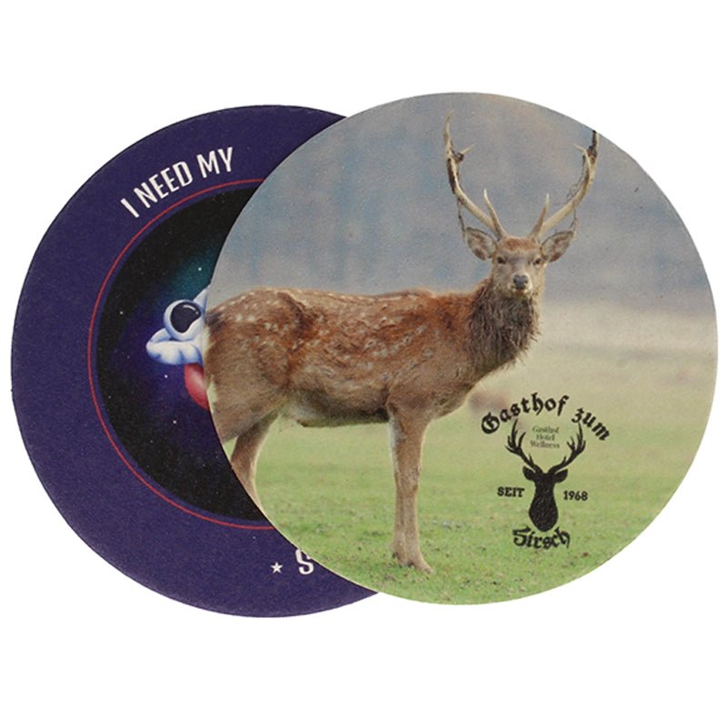 Bierdeckel Karton - Untersetzer ø 9.6 cm - Drucksaal