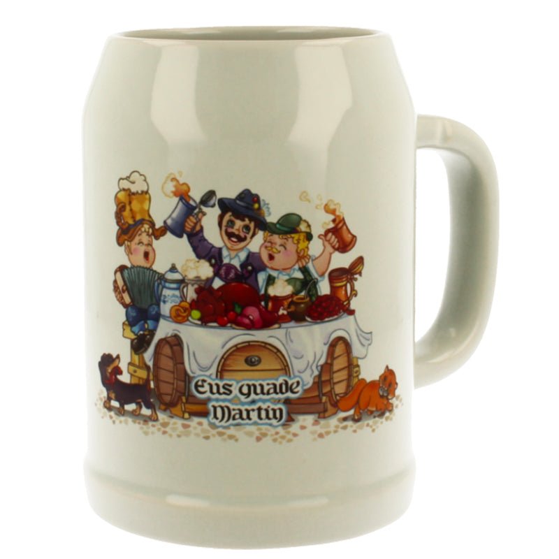 Bierkrug 0,5 ltr in grau - Drucksaal