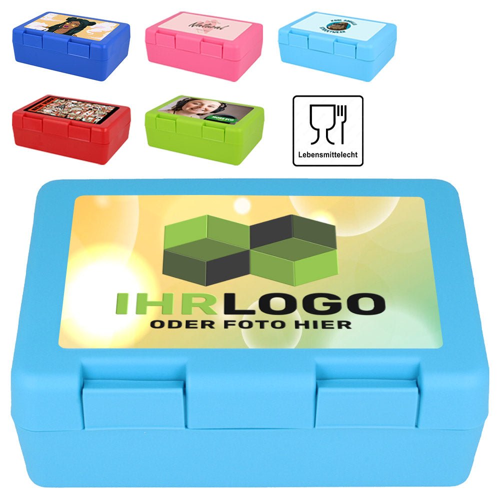 Brotzeitdose, Lunchbox versch. Farben - Drucksaal