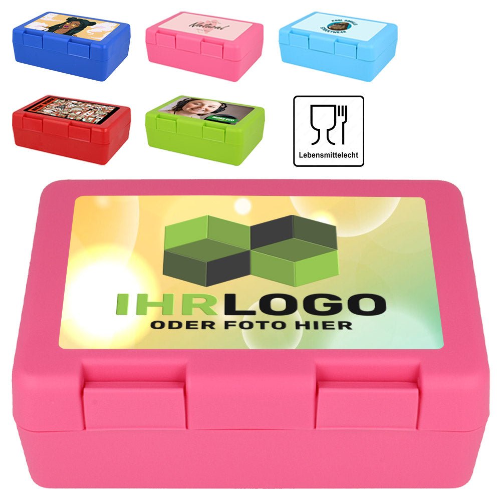 Brotzeitdose, Lunchbox versch. Farben - Drucksaal