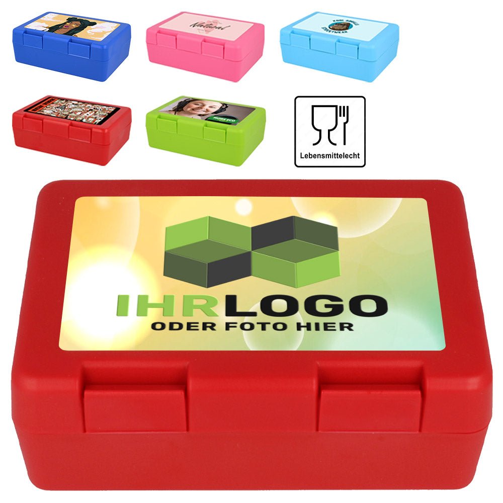 Brotzeitdose, Lunchbox versch. Farben - Drucksaal