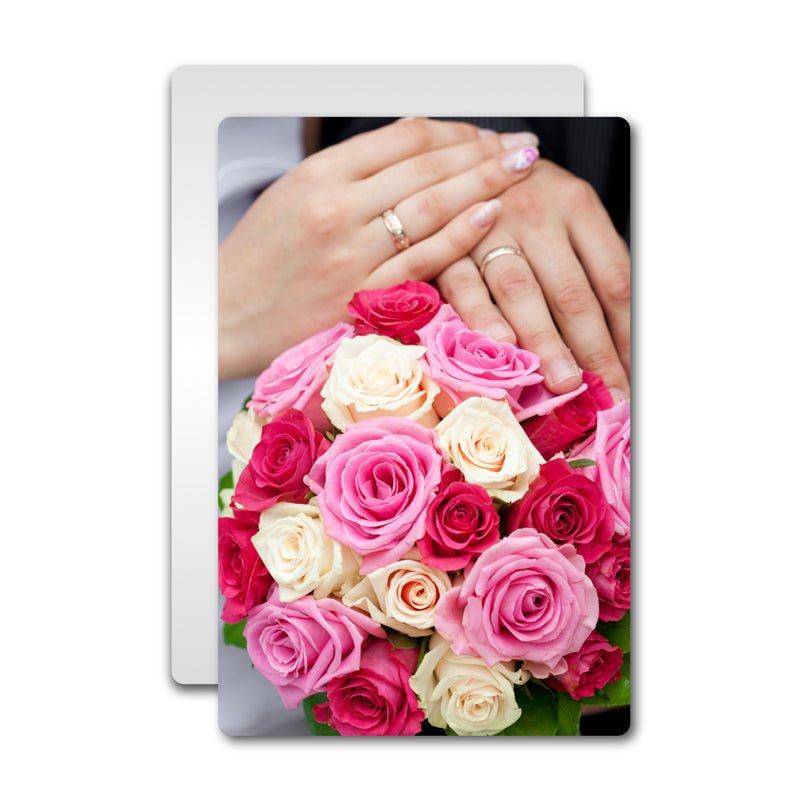 ChromaLuxe® Alu - Fototafel weiß glänzend, 100 x 150 mm - Drucksaal