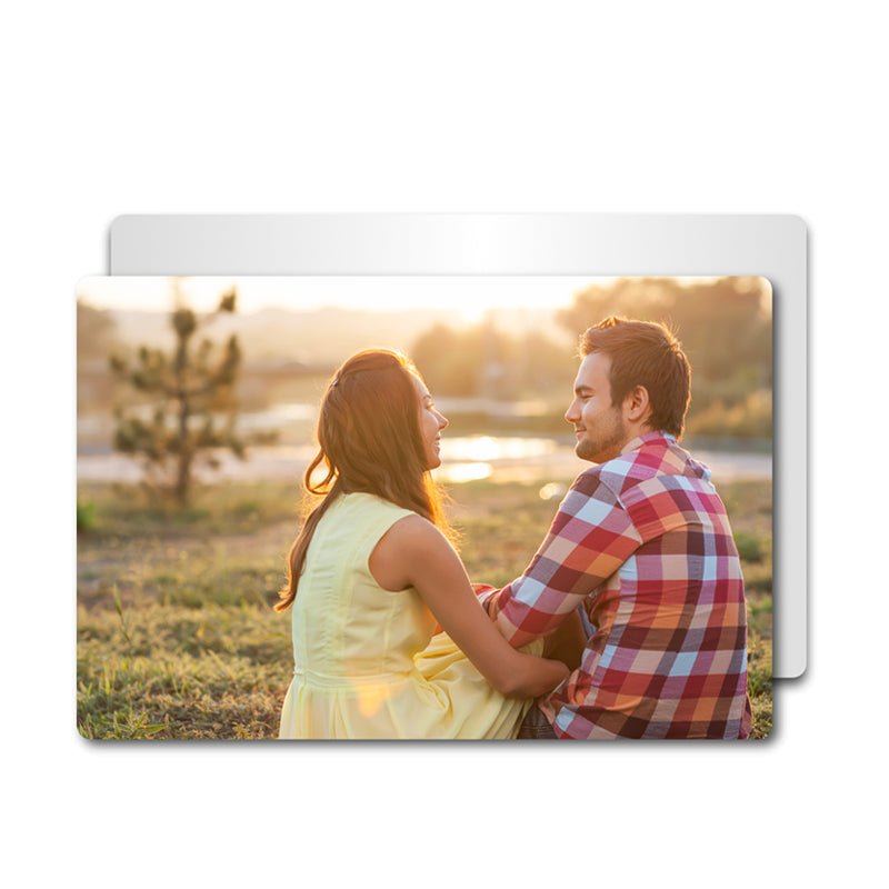 ChromaLuxe® Alu - Fototafel weiß glänzend, 100 x 150 mm - Drucksaal