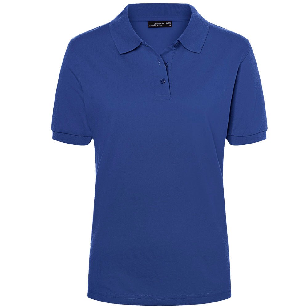 Classic Damen Poloshirt Markenqualität und Brustlogo/ Druck - Drucksaal