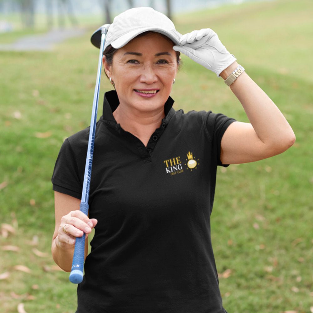 Classic Damen Poloshirt Markenqualität und Brustlogo/ Druck - Drucksaal