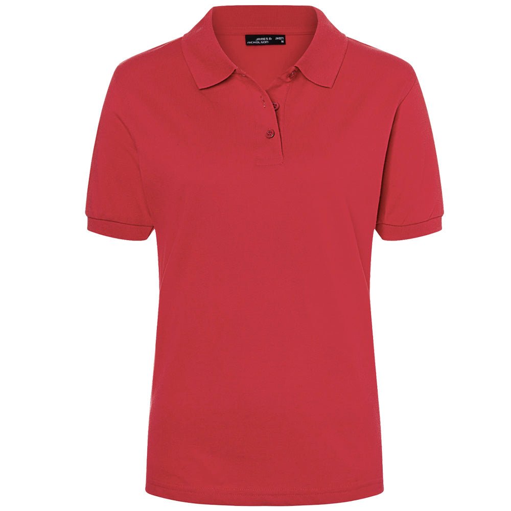 Classic Damen Poloshirt Markenqualität und Brustlogo/ Druck - Drucksaal