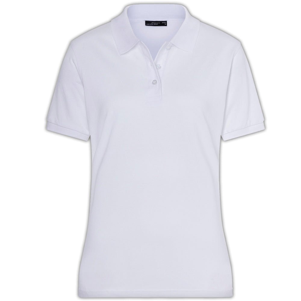 Classic Damen Poloshirt Markenqualität und Brustlogo/ Druck - Drucksaal