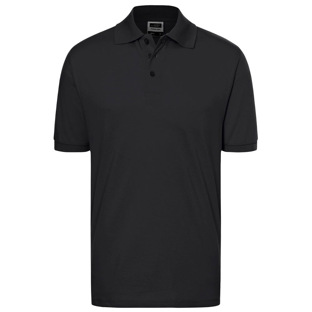 Classic Poloshirt in Markenqualität und Brustlogo/ Druck - Drucksaal