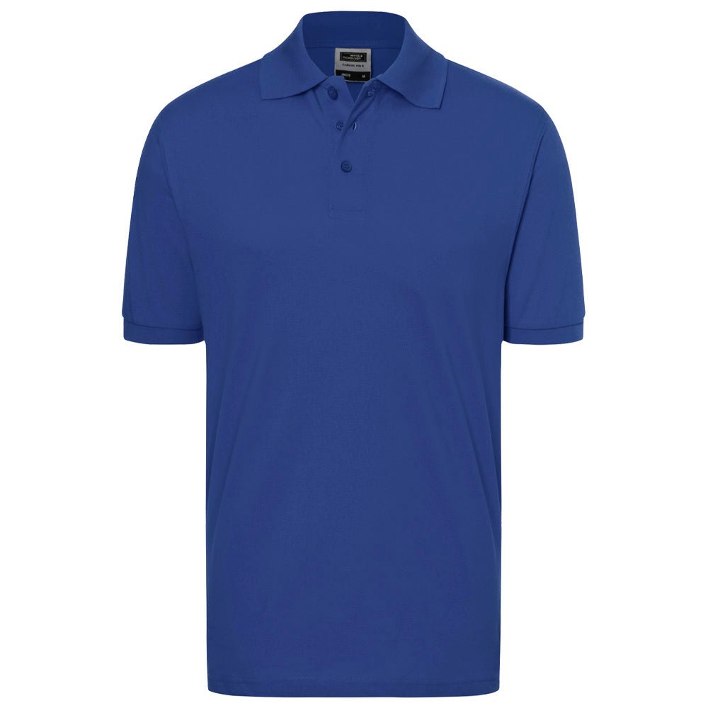 Classic Poloshirt in Markenqualität und Brustlogo/ Druck - Drucksaal