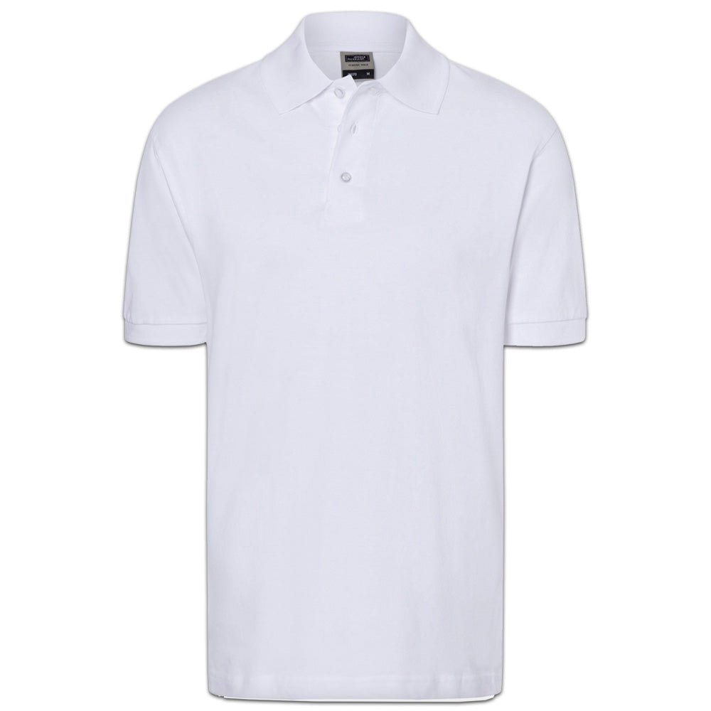 Classic Poloshirt in Markenqualität und Brustlogo/ Druck - Drucksaal