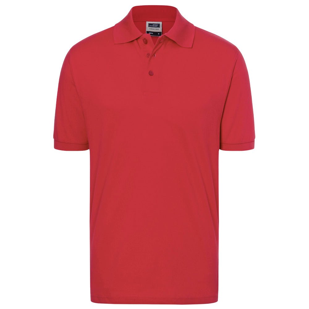 Classic Poloshirt in Markenqualität und Brustlogo/ Druck - Drucksaal