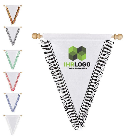 Dreieck Wimpel mittel 23 x 29 cm - Drucksaal