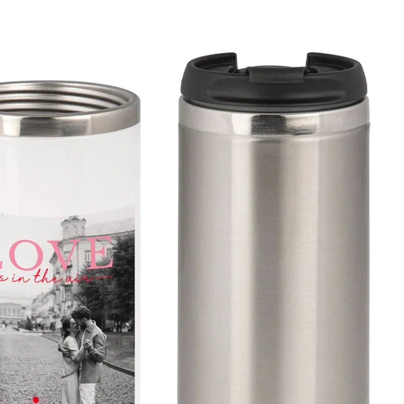 Edelstahl Thermobecher zylindrische Form - Drucksaal