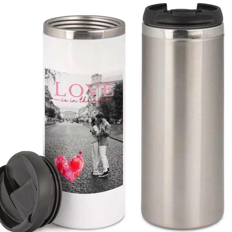 Edelstahl Thermobecher zylindrische Form - Drucksaal