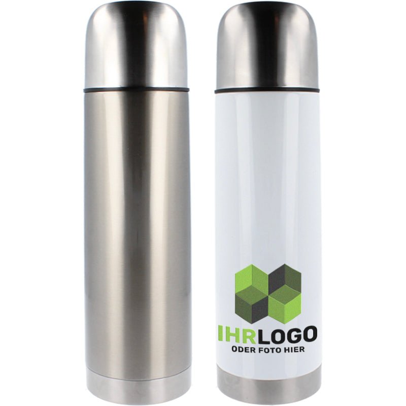Edelstahl - Thermoflasche 750 ml - Drucksaal