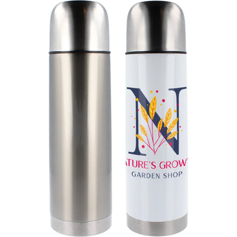 Edelstahl - Thermoflasche 750 ml - Drucksaal
