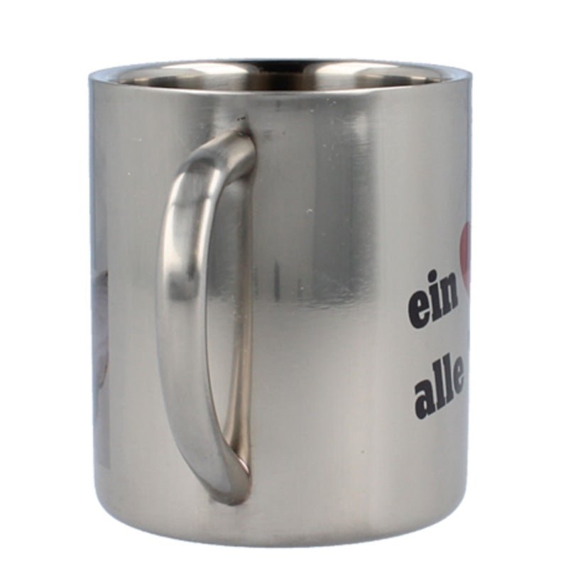 Edelstahltasse klein - Drucksaal
