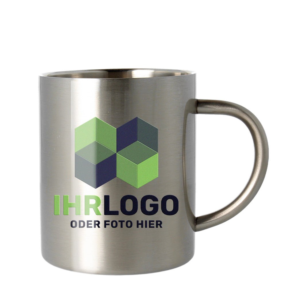 Edelstahltasse klein - Drucksaal