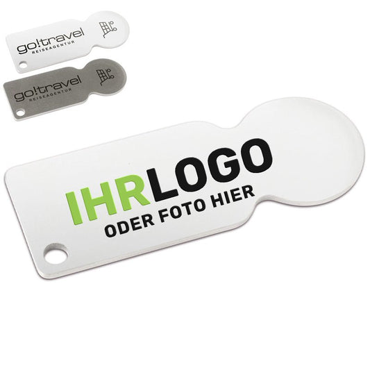 Einkaufswagenlöser aus Metall - Drucksaal