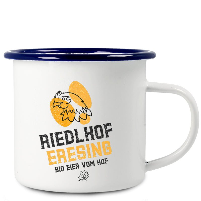 Emaillebecher in versch. Farben - Drucksaal