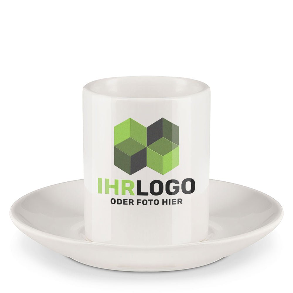 Espressotasse Bergamo mit Untersetzer - Drucksaal