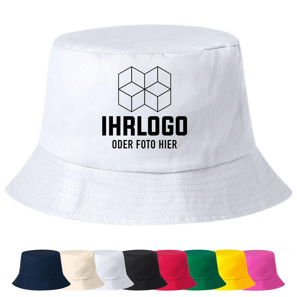 Fischerhut/ Anglerhut aus 100% Baumwolle - Drucksaal