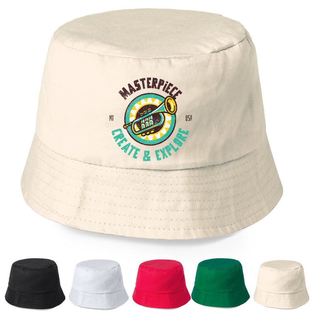 Fischerhut/ Anglerhut aus 100% Baumwolle - Drucksaal