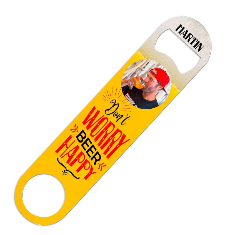 Flaschenöffner Nolix groß aus Edelstahl - Drucksaal