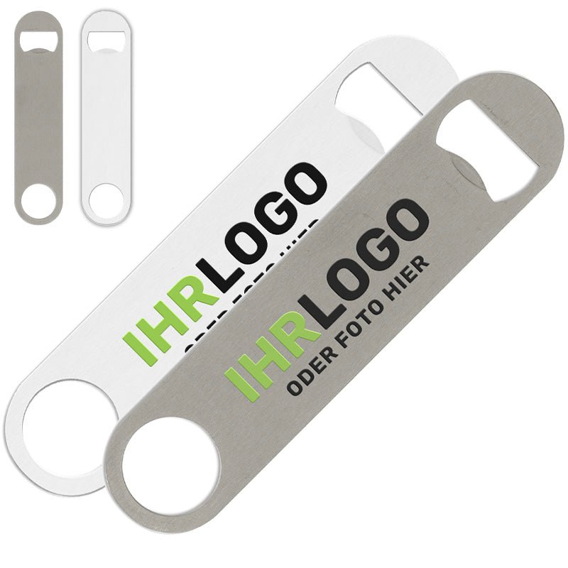 Flaschenöffner Nolix groß aus Edelstahl - Drucksaal