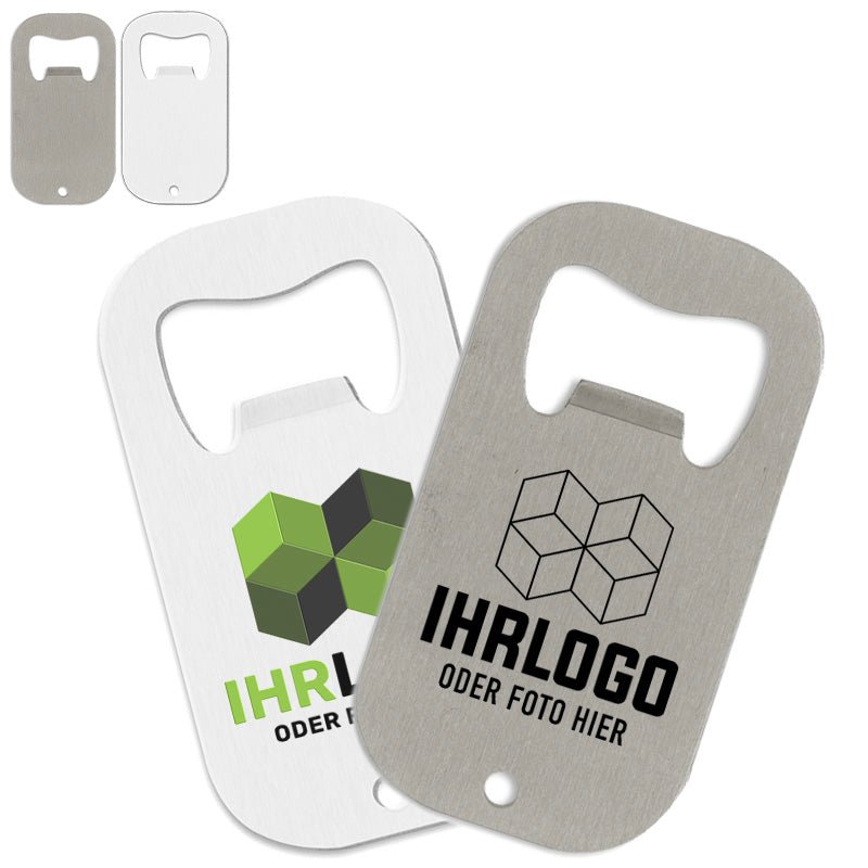 Flaschenöffner Zazu klein aus Edelstahl - Drucksaal