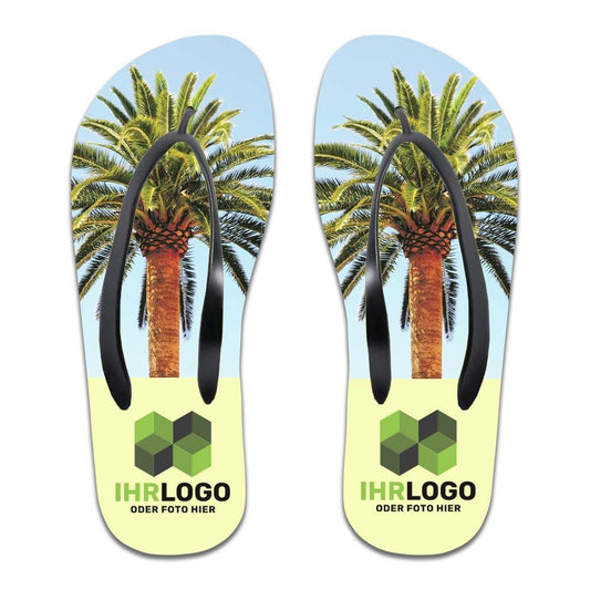 Flip - Flops Sandalen/Badelatschen - div. Größen - Drucksaal