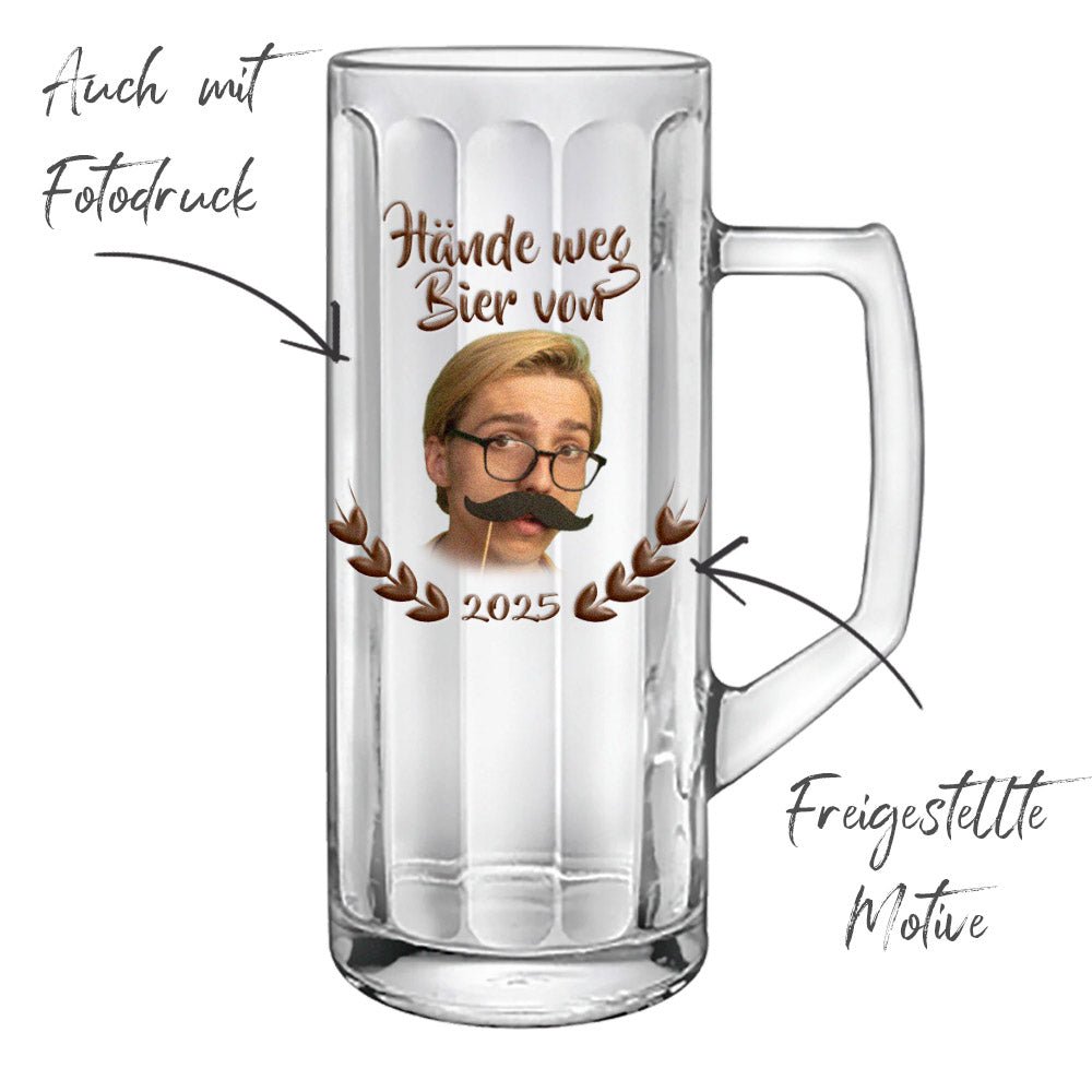 Foto, Logo Glasseidel, Glaskrug 0,3 ltr - Drucksaal